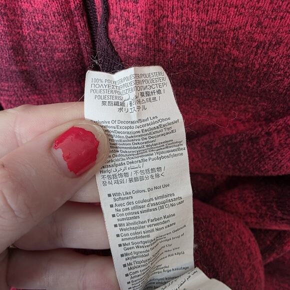 Under Armour Pink Full Zip Hooded Striped Athleisure Winter Sweet Jacket Size S - Picture 5 of 10